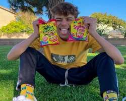 Burton endorses Swedish Fish and Sour Patch Kids through his Instagram.